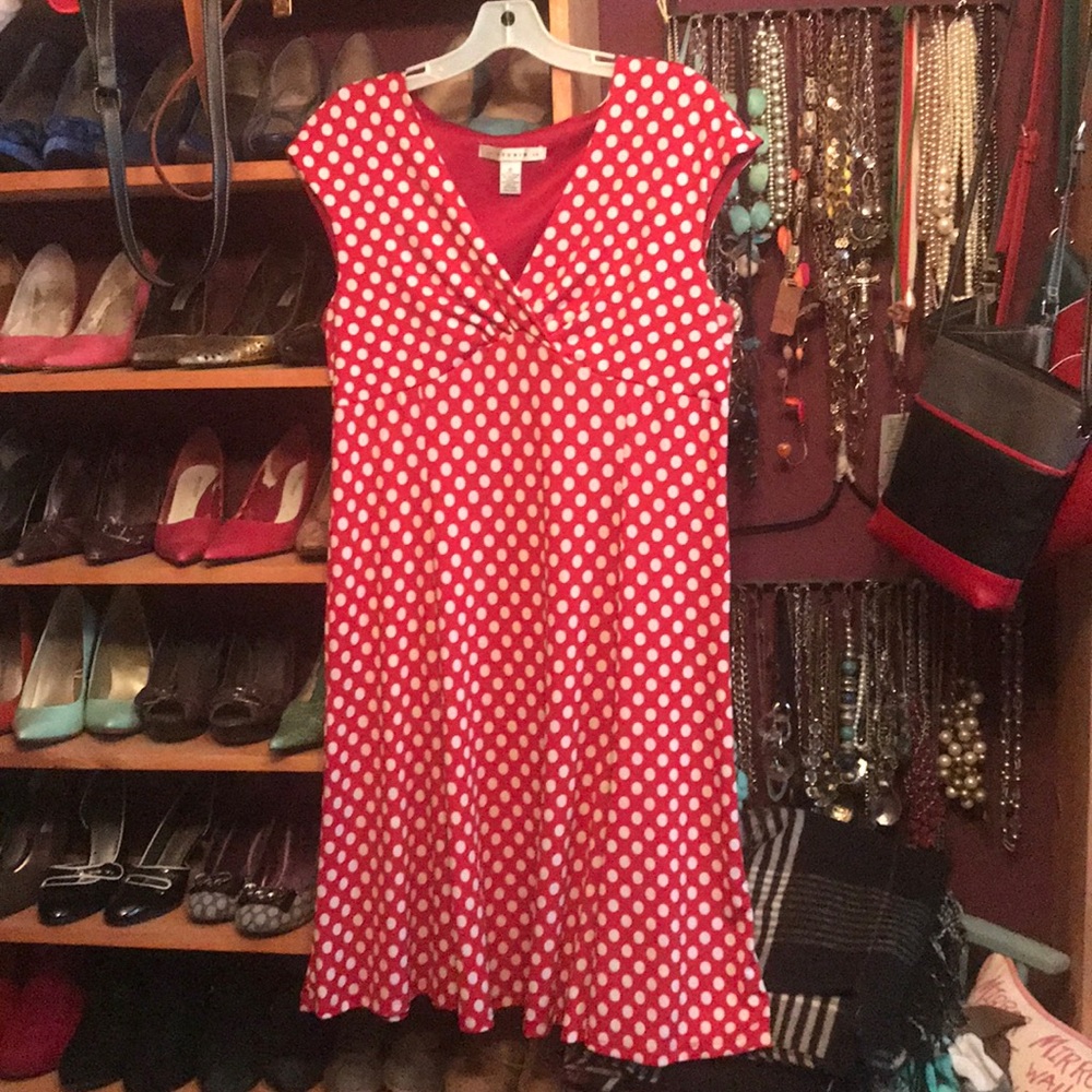 Red/white dress